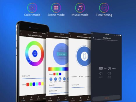 • اضاءة RGB ذكية مع مستشعر لشاشات التلفاز