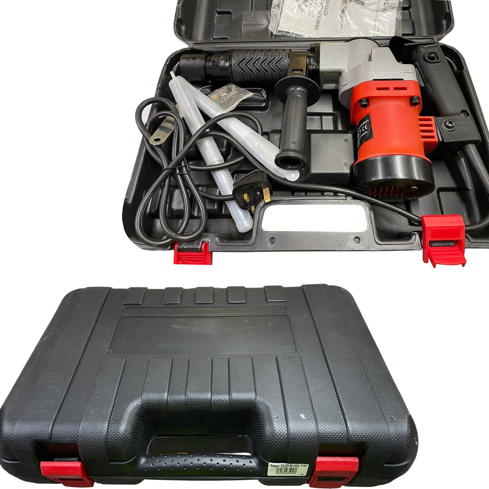 مثقاب تكسير وحفر كهربائي 1900 واط – مع طقم كامل للإستخدام الشامل - الصورة 3