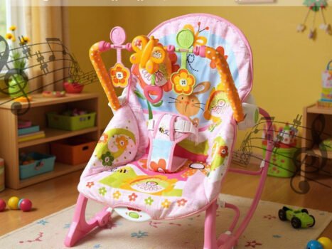 كرسي هزاز موسيقي للاطفال