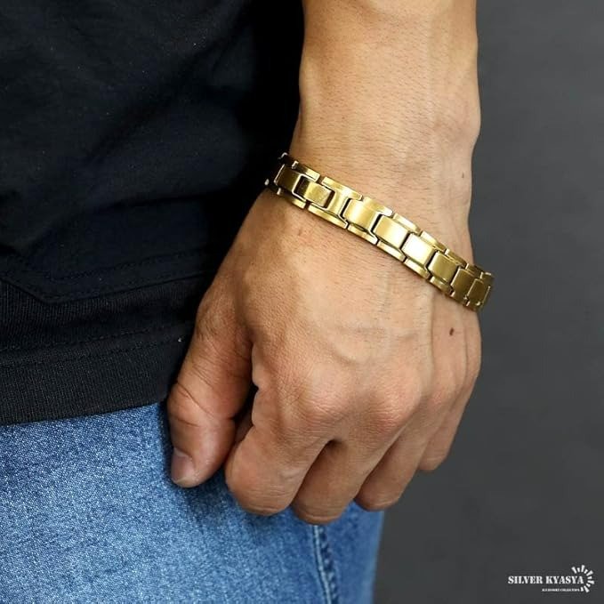 • سوار مغناطيسي أنيق للرجال بفوائد صحية - الصورة 2