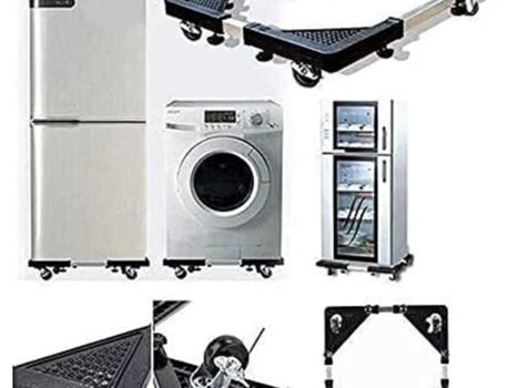 • قاعدة متحركة للغسالة الكهربائية مقاس 60*40