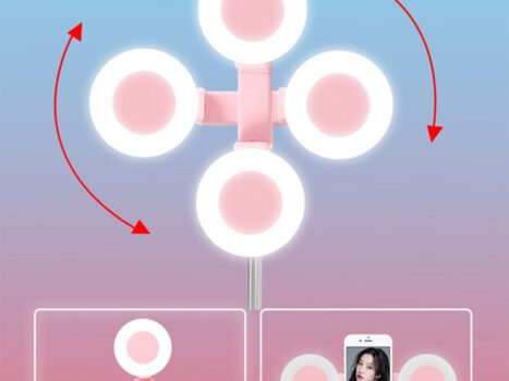 • حامل جوا ل بإضاءة خلفية و ريموت للتصوير عن بعد
