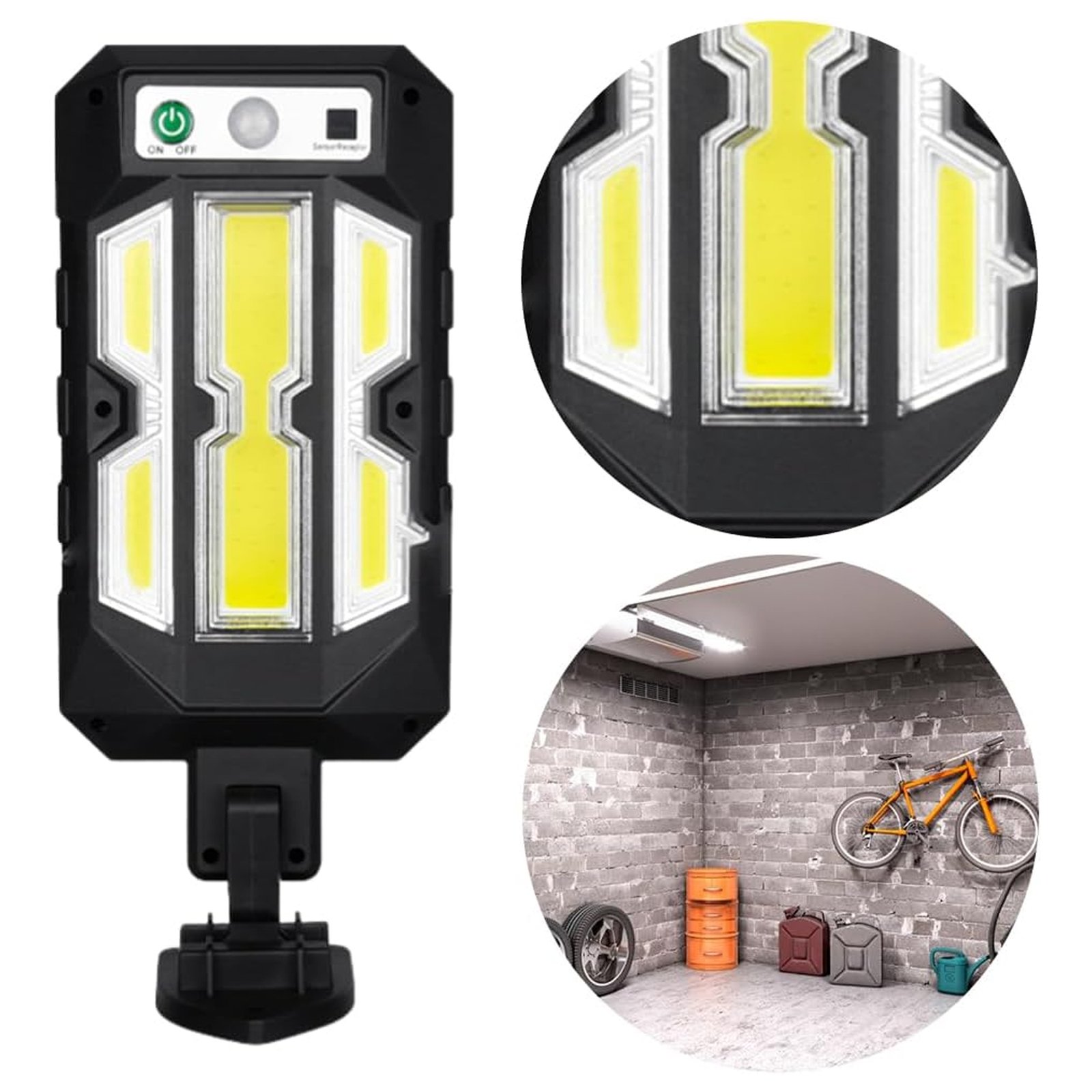 كشاف إلكتروني بالطاقة الشمسية H - الصورة 4