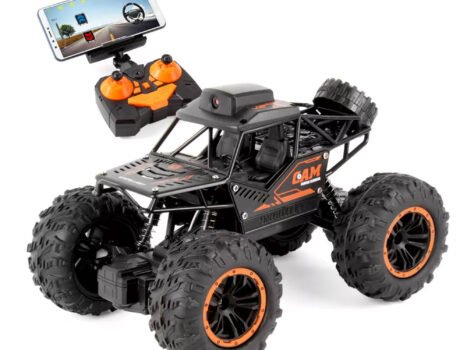 • سيارة للطرق الوعرة مع جهاز تحكم عن بعد وواي فاي وكاميرا عالية الدقة