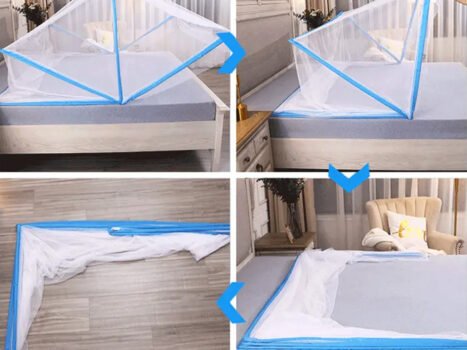 ناموسية متنقلة قابلة للطى مضادة للحشرات + عرض علي الكميات