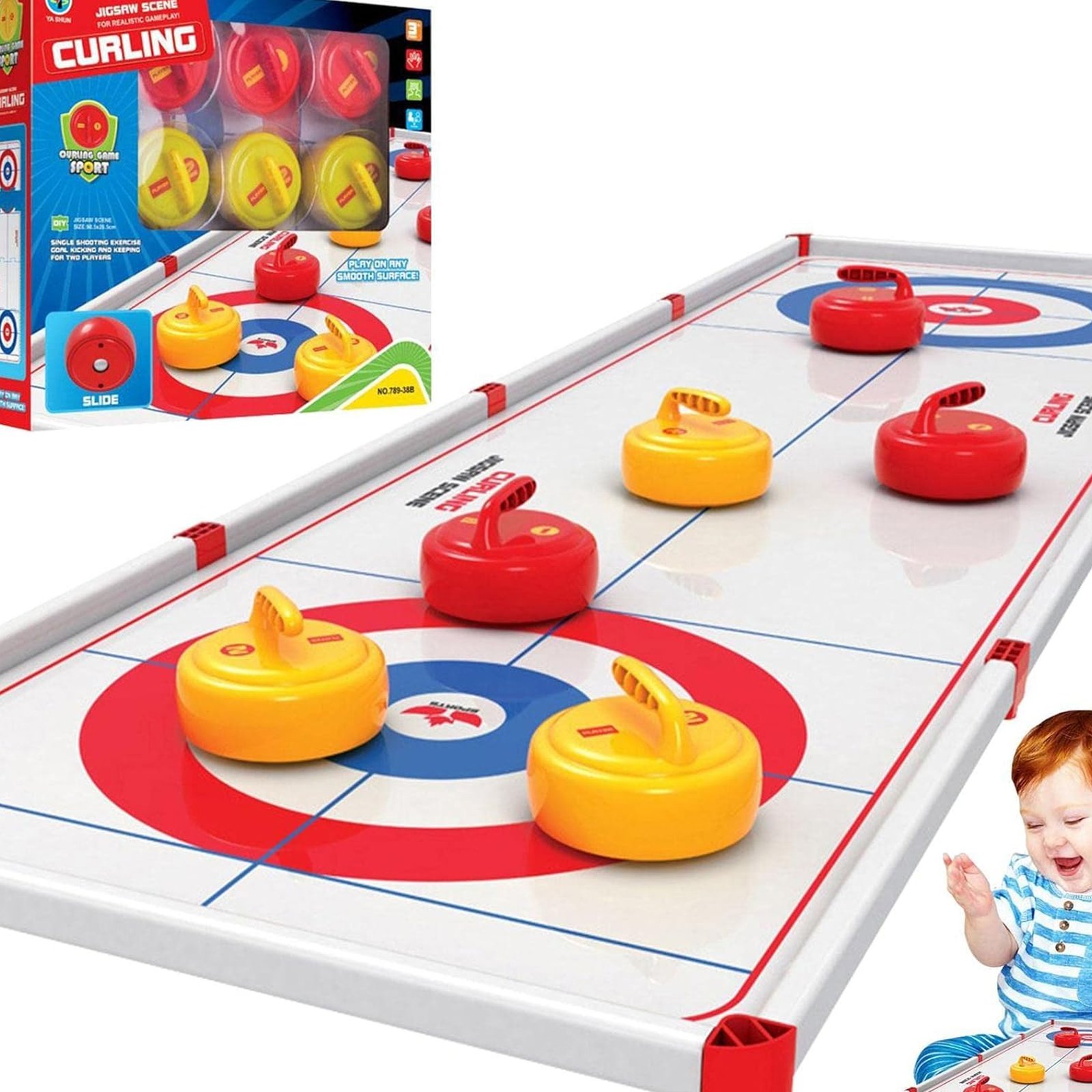 لعبة طاولة الهوكي الهوائي للأطفال - الصورة 3