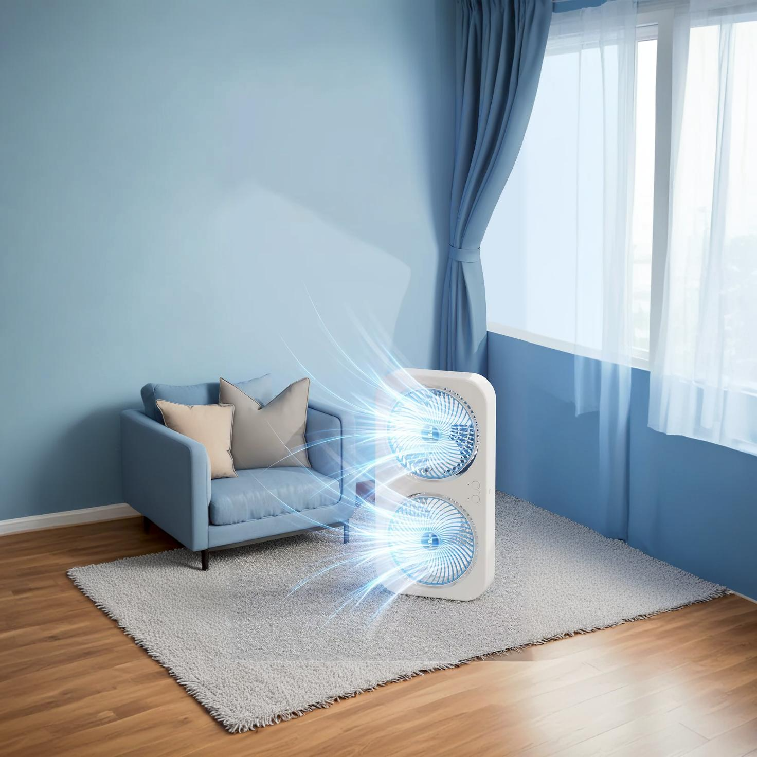 مروحة المزدوجة الحديثة - الصورة 10