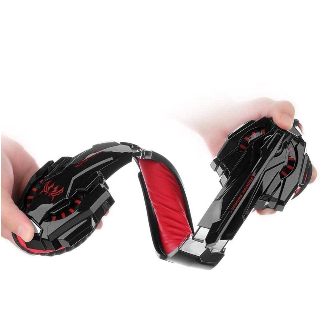 • سماعة رأس للألعاب مزوده بمايكروفون و إضاءة LED - الصورة 2