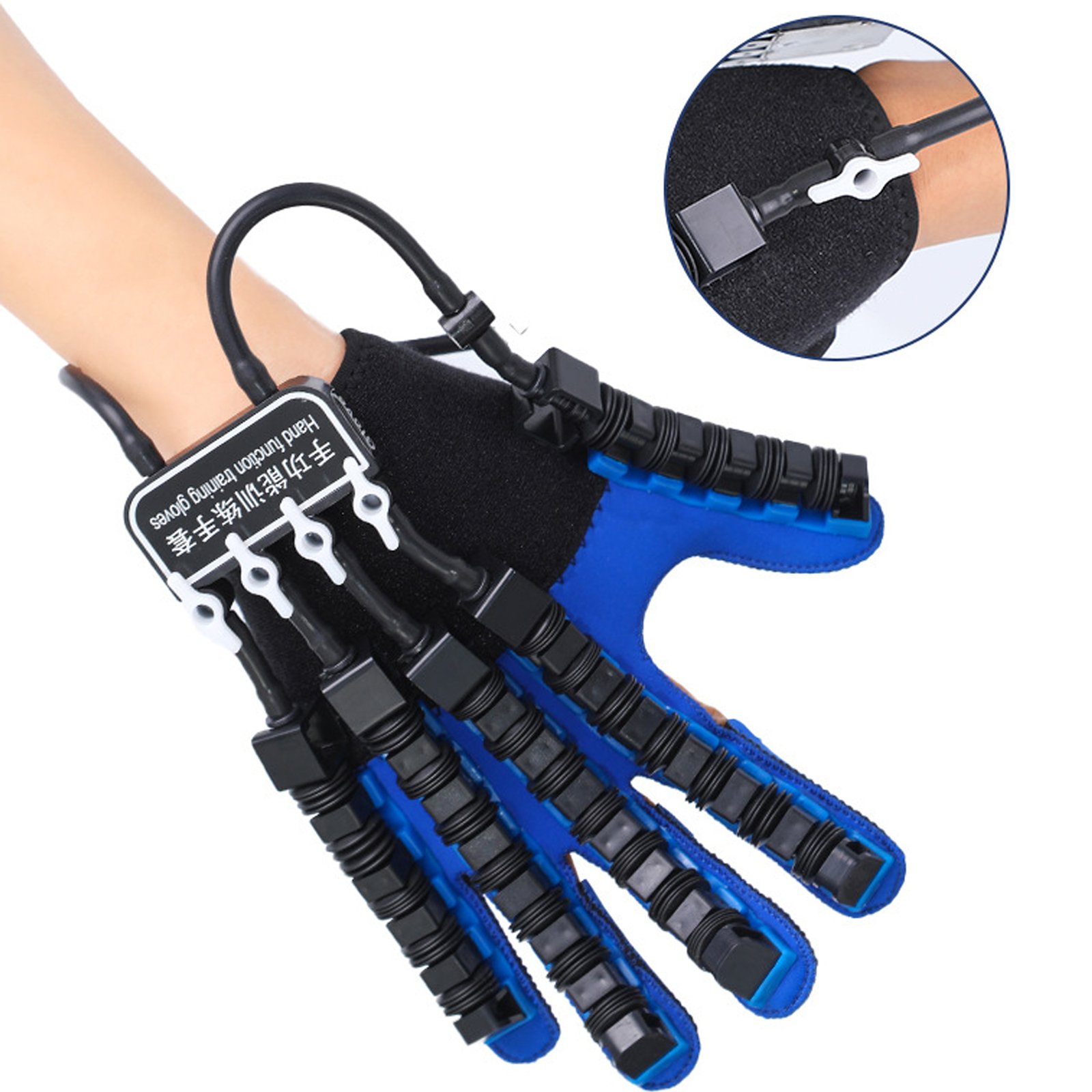 قفاز تدريب اليد المُحسّن مع وظيفة ضبط القوة وتدريب الأصابع - الصورة 2