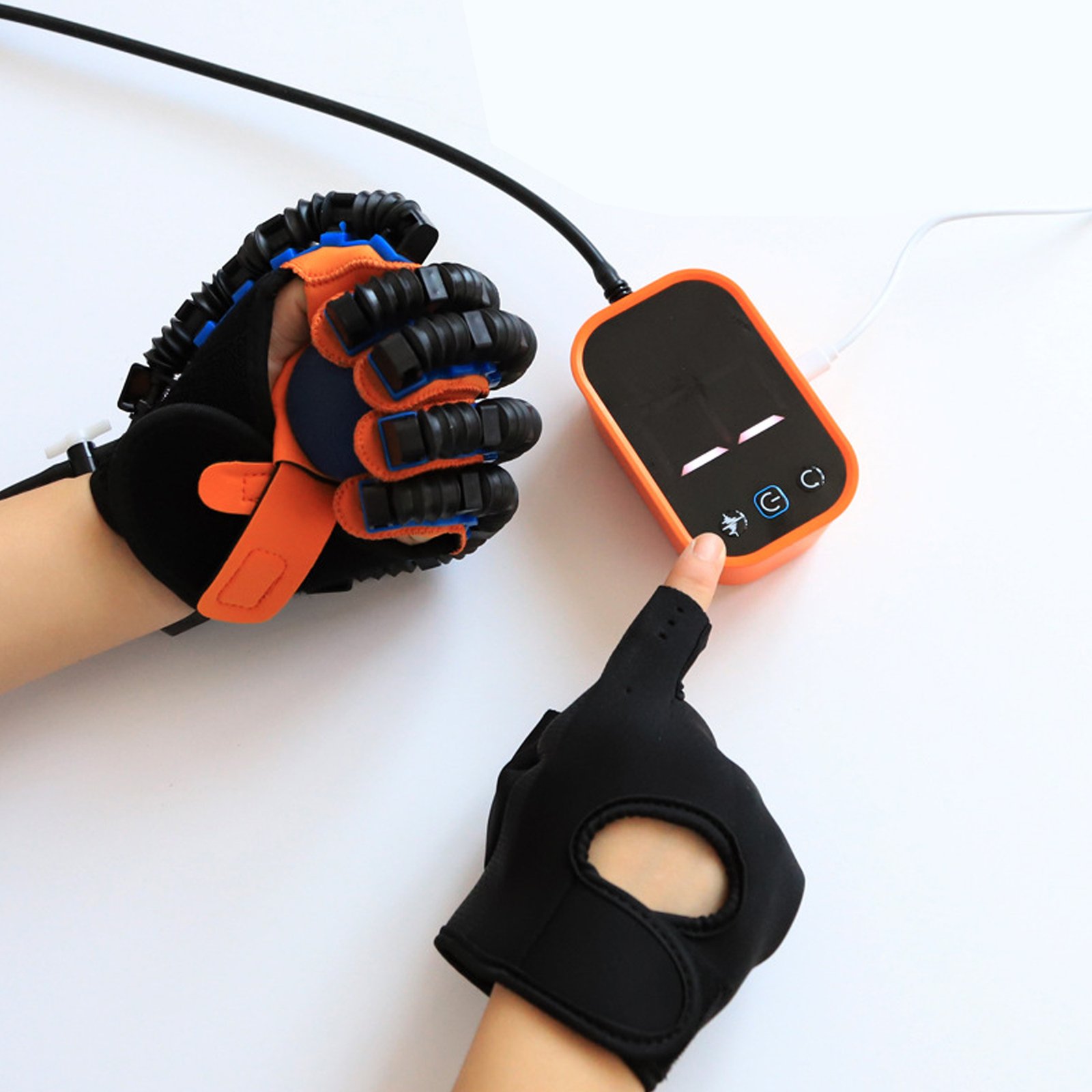 قفاز تدريب اليد المُحسّن مع وظيفة ضبط القوة وتدريب الأصابع - الصورة 5