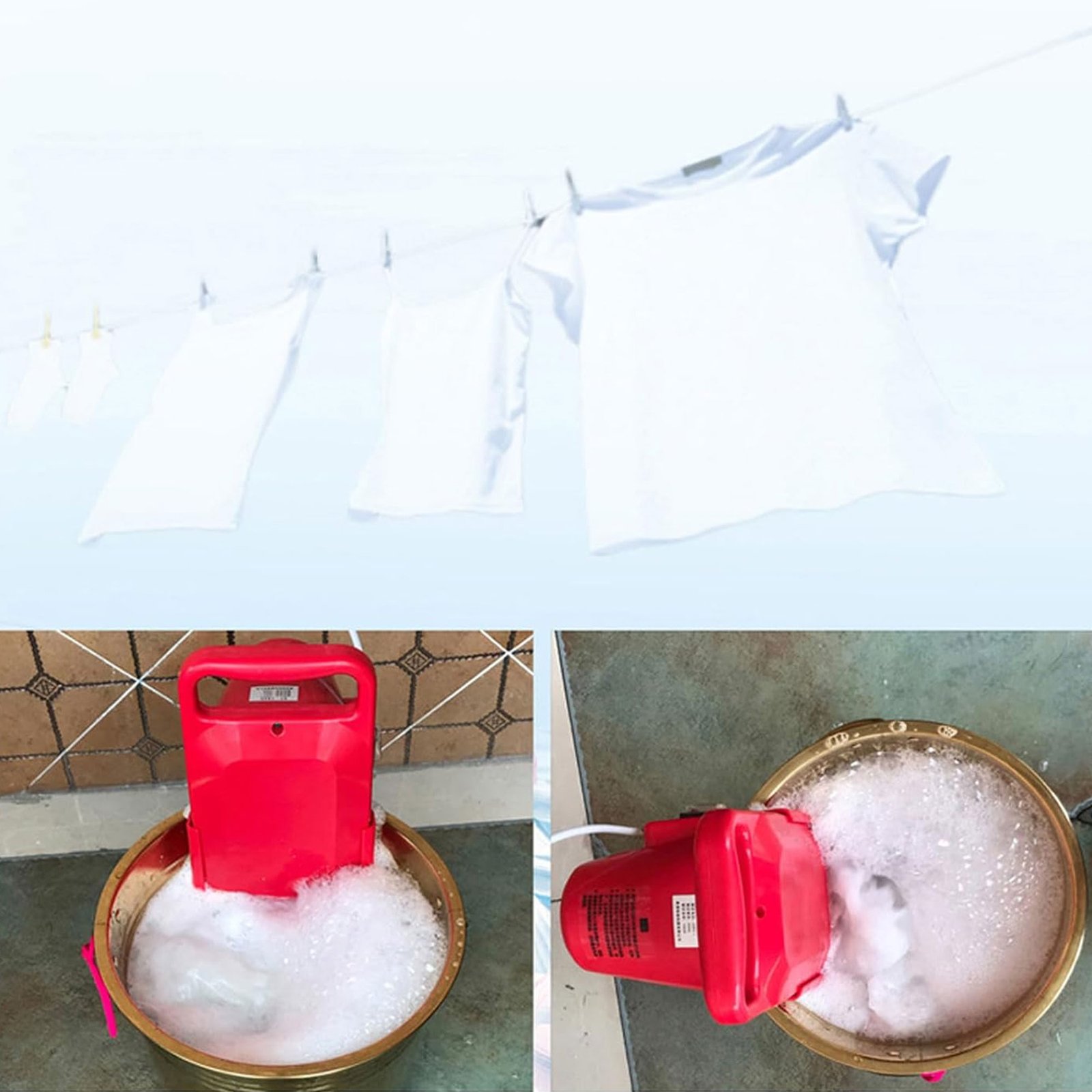 • غسالة محمولة اوتوماتيكية بالكامل بضمان عامين - الصورة 2