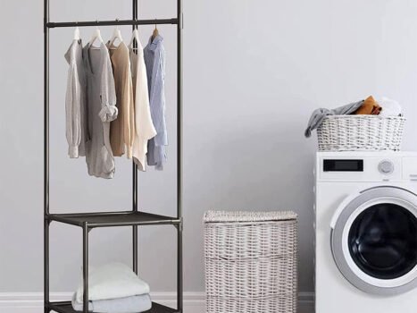 منظّم زاوية 3 في 1 للملابس والأحذية و خزانة و علاقة