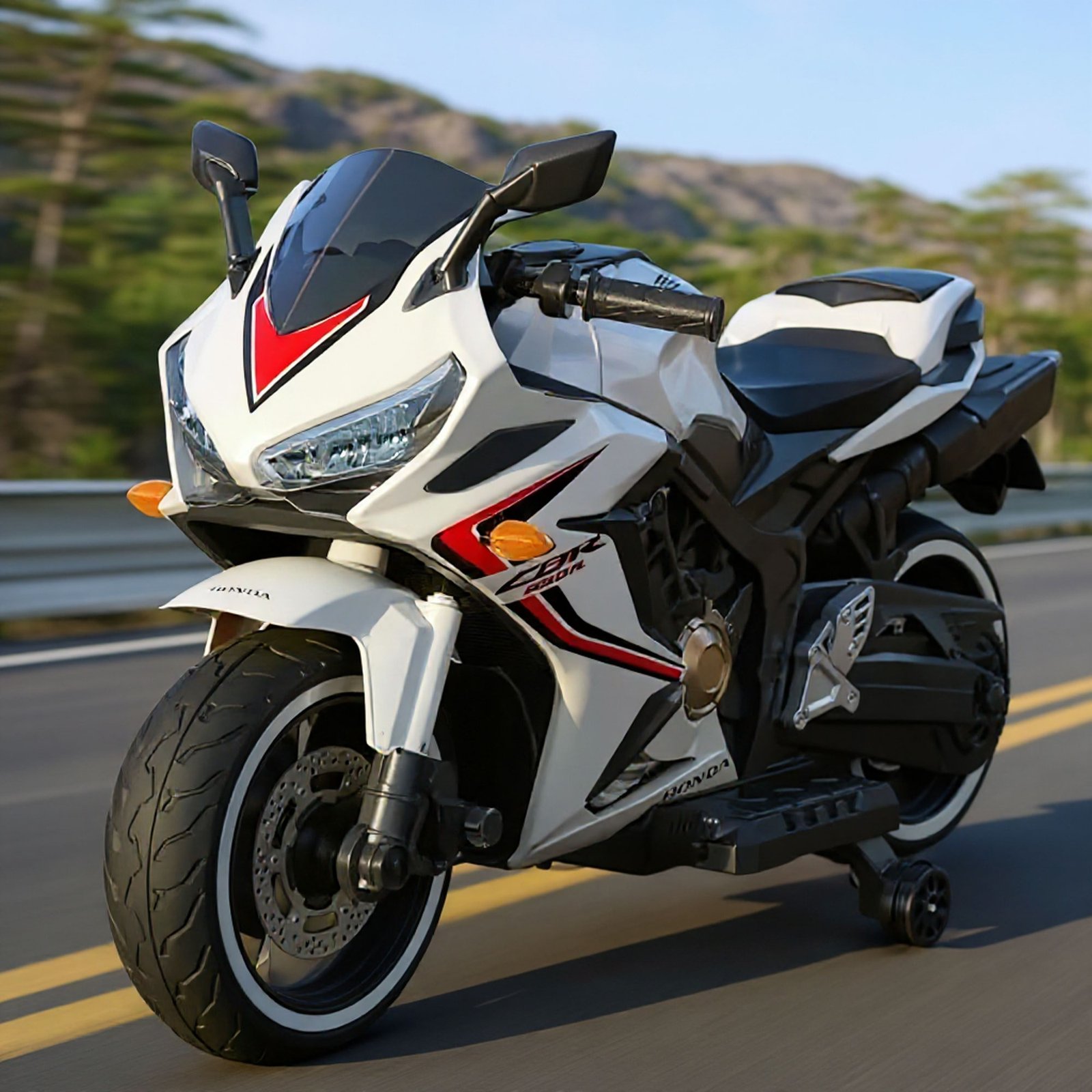 دراجة نارية صغيرة بعجلتين 12 فولت للأطفال - الصورة 2