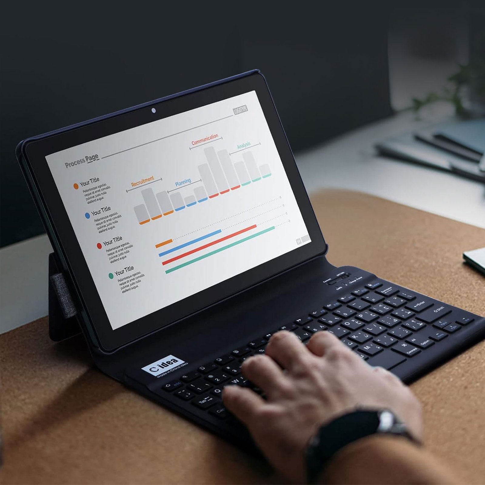 • تابلت شبيه الايفون + كيبورد بلوتوث - الصورة 2