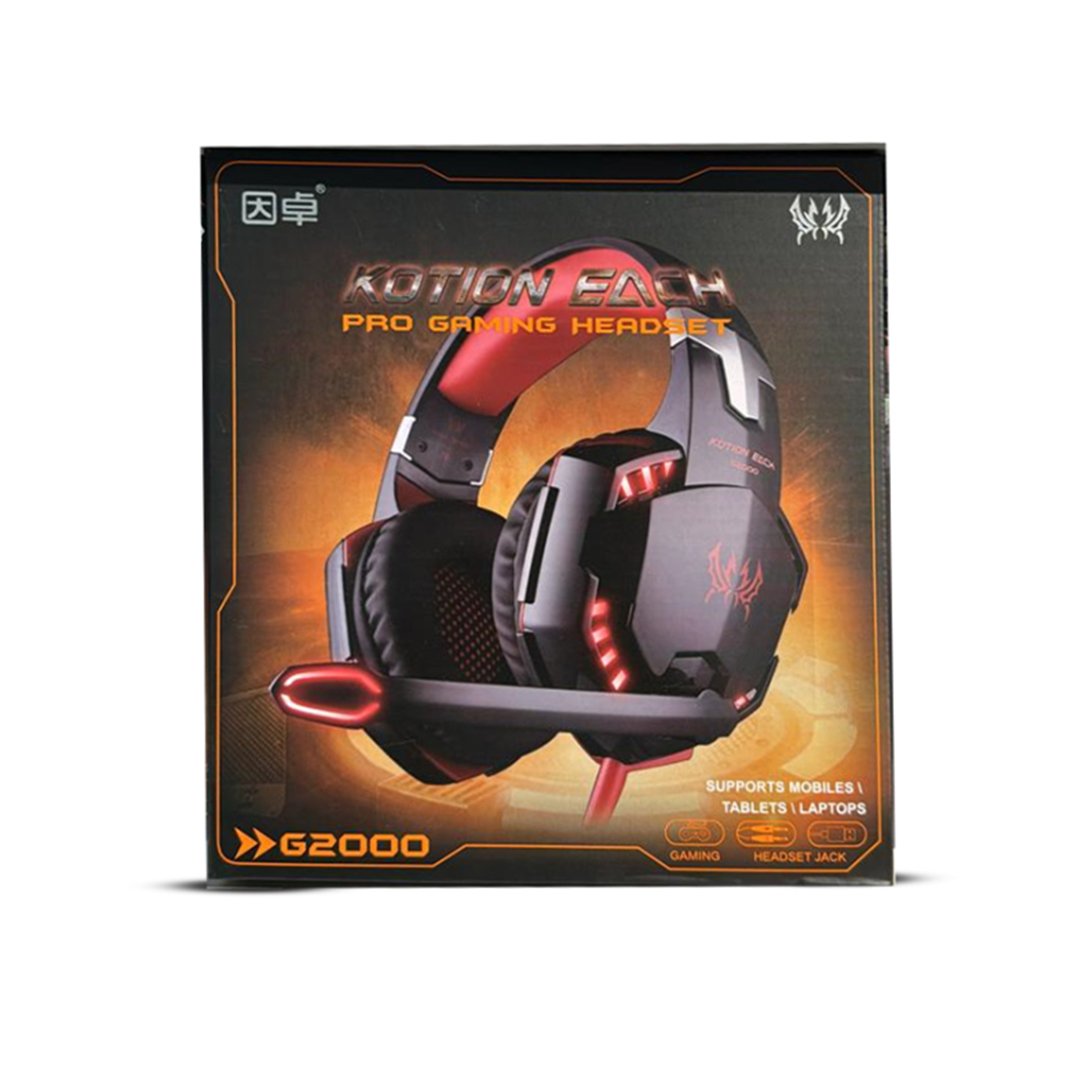 • سماعة رأس للألعاب مزوده بمايكروفون و إضاءة LED - الصورة 4