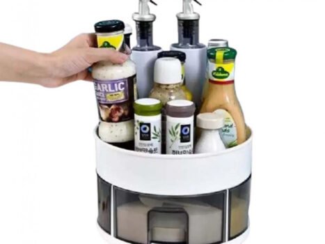 • رف التخزين المدور العملى