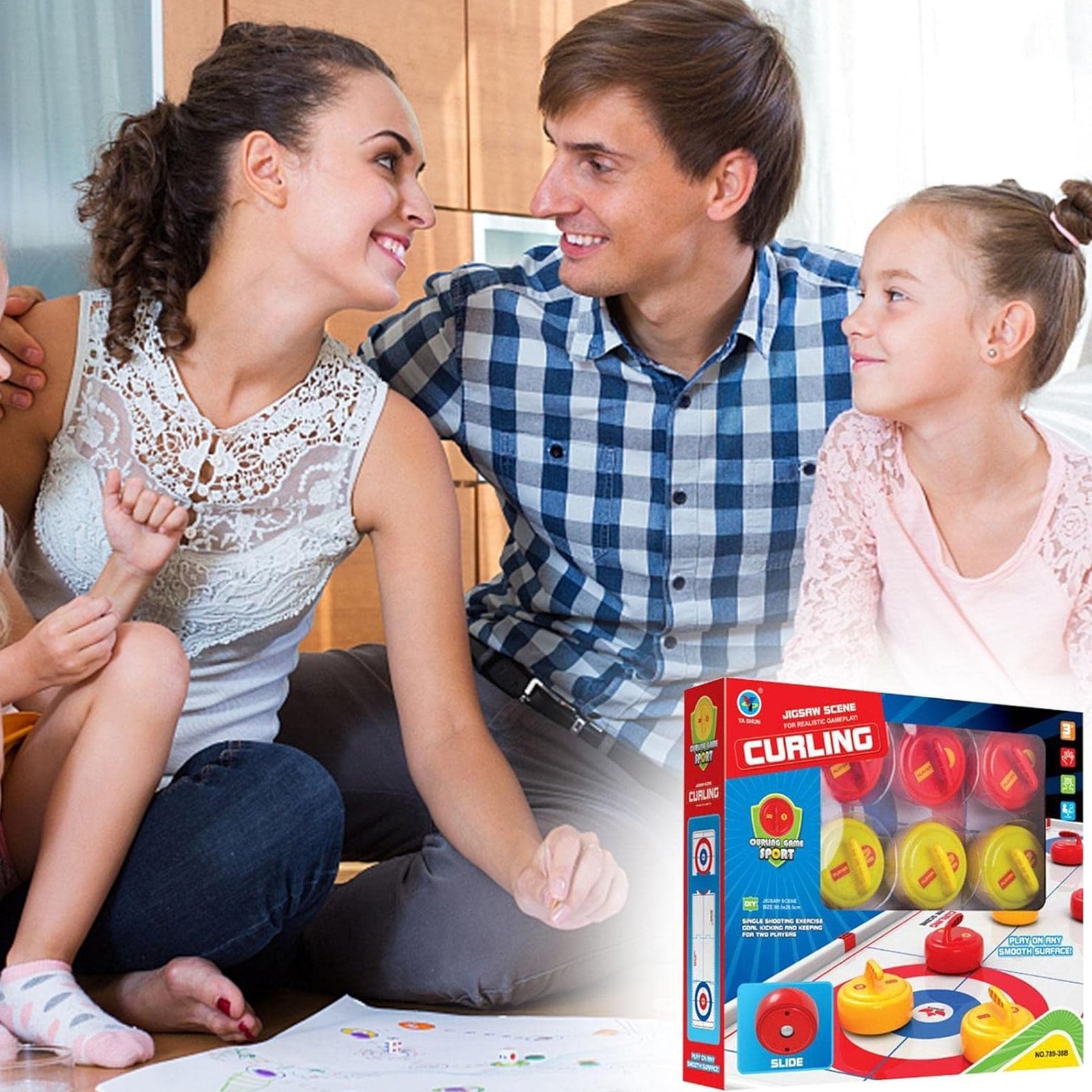 لعبة طاولة الهوكي الهوائي للأطفال - الصورة 7