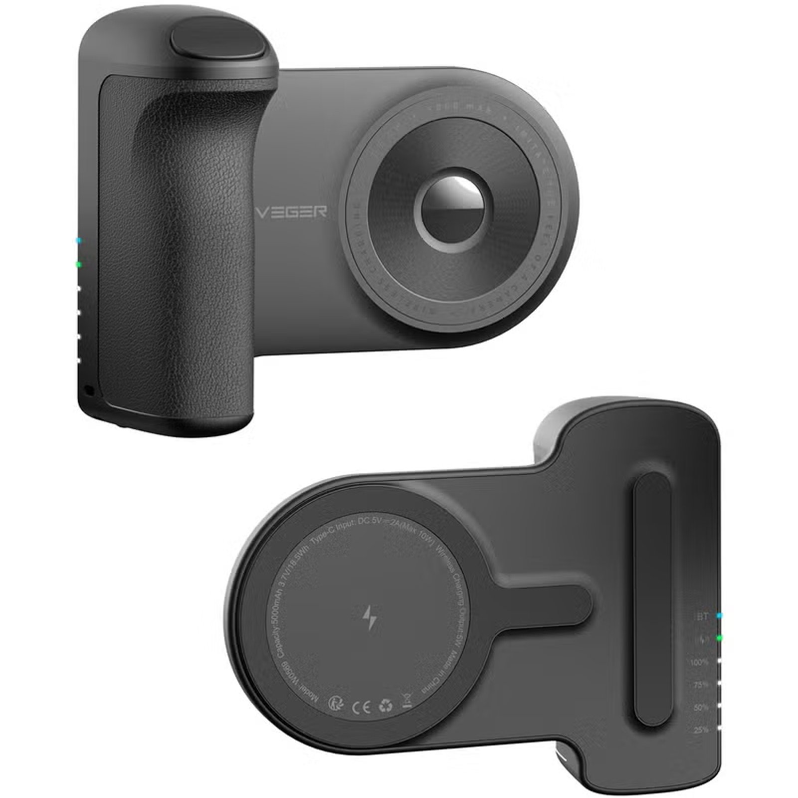 مقبض تصوير مغناطيسي + باور بنك لاسلكي - الصورة 6