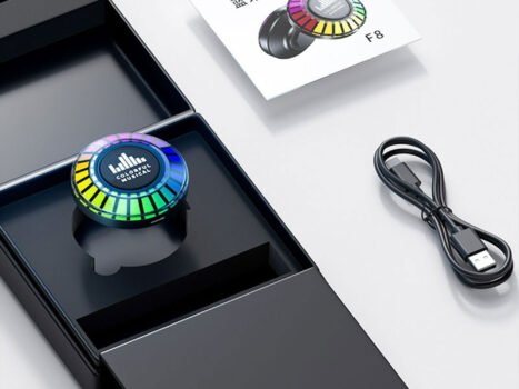 • مكبر الصوت اللاصق  المحمول