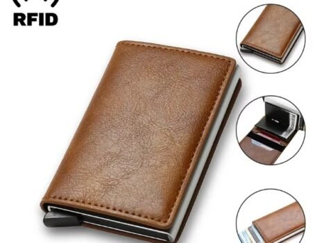 • محفظة حاملة لبطاقات الائتمان RFID