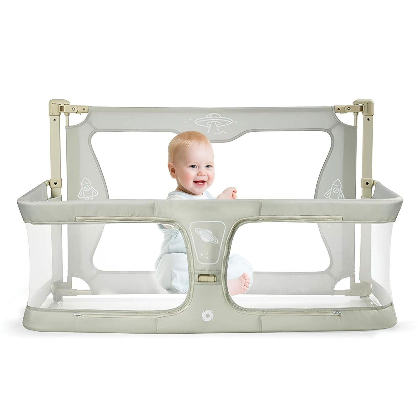 سرير أطفال مع حاجز حماية - الصورة 8