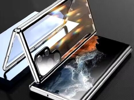 • جراب هاتف مغناطيسي معدني مقاوم للخدش 360 درجة