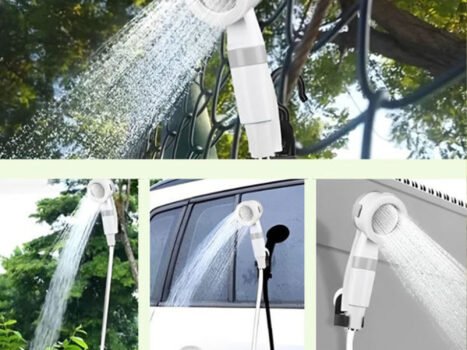 • دش يدوي بدون خزان مياه