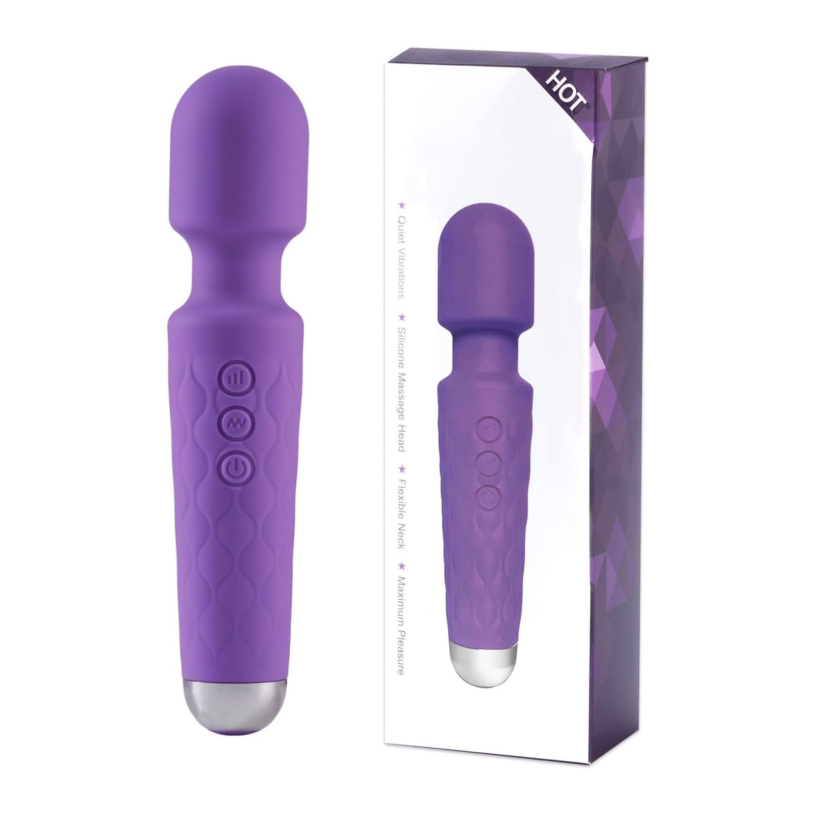 عصا تدليك الجسم القابلة لإعادة الشحن عبر USB - الصورة 4