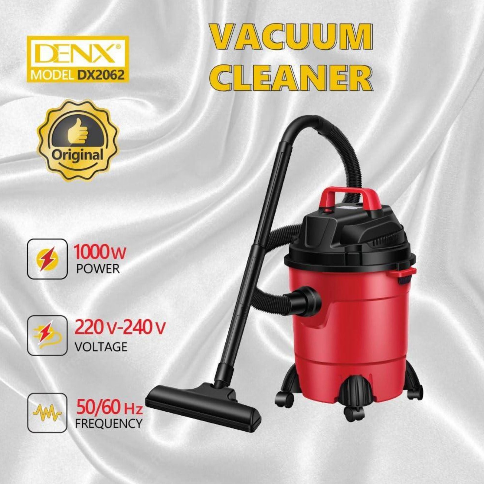 عرض مكنسة جاف و رطب 10 لتر من دينكس بضمان عامين + • مبرد ودفاية ومجفف 3 في 1 + ميكروويف و قلاية و صانعه قهوه - الصورة 2