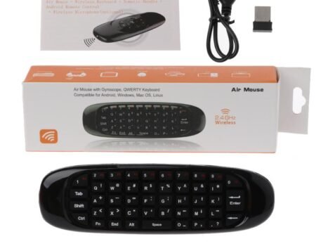 • ريموت + كيبورد  يناسب جميع الأجهزة