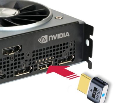 عرض أربع حبات جهاز بث تلفزيوني