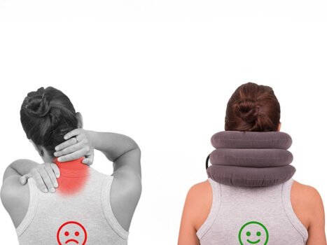 وسادة للرقبة قابلة للنفخ