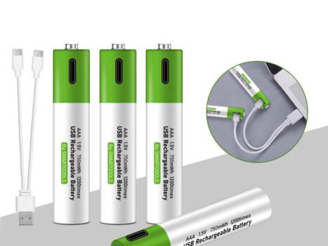 أربع بطاريات حديثة قابلة لإعادة الشحن