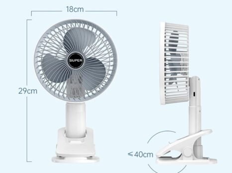 • مروحة المكتب ببطارية