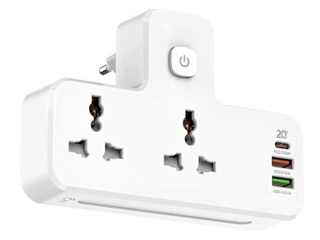 • مشترك و رأس شاحن متعدد الاستخدامات