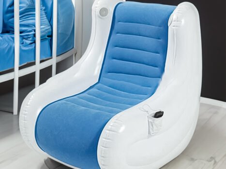 عرض كنبة قابلة للنفخ + كرسي قابل للنفخ