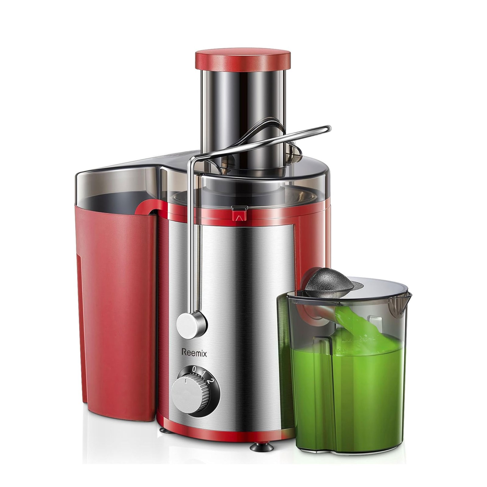 • عصارة بالطرد المركزي للفواكه والخضروات الكاملة بضمان عامين - الصورة 4