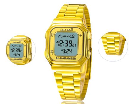 • ساعة الحرمين الذهبية