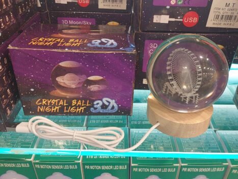 • 3d Laser Crystal Ball with LED Lighting