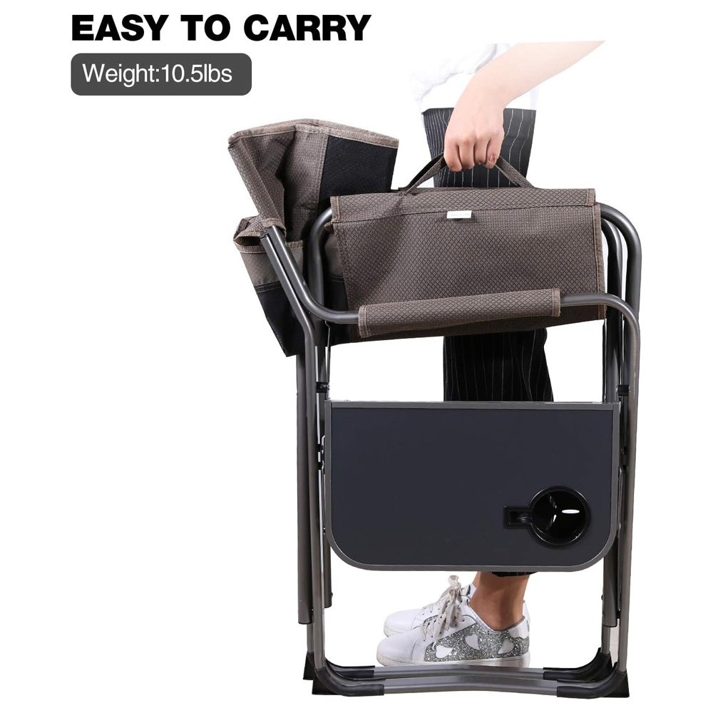 عرض حبتين كرسي بمسند قابل للطي للتخييم - الصورة 3