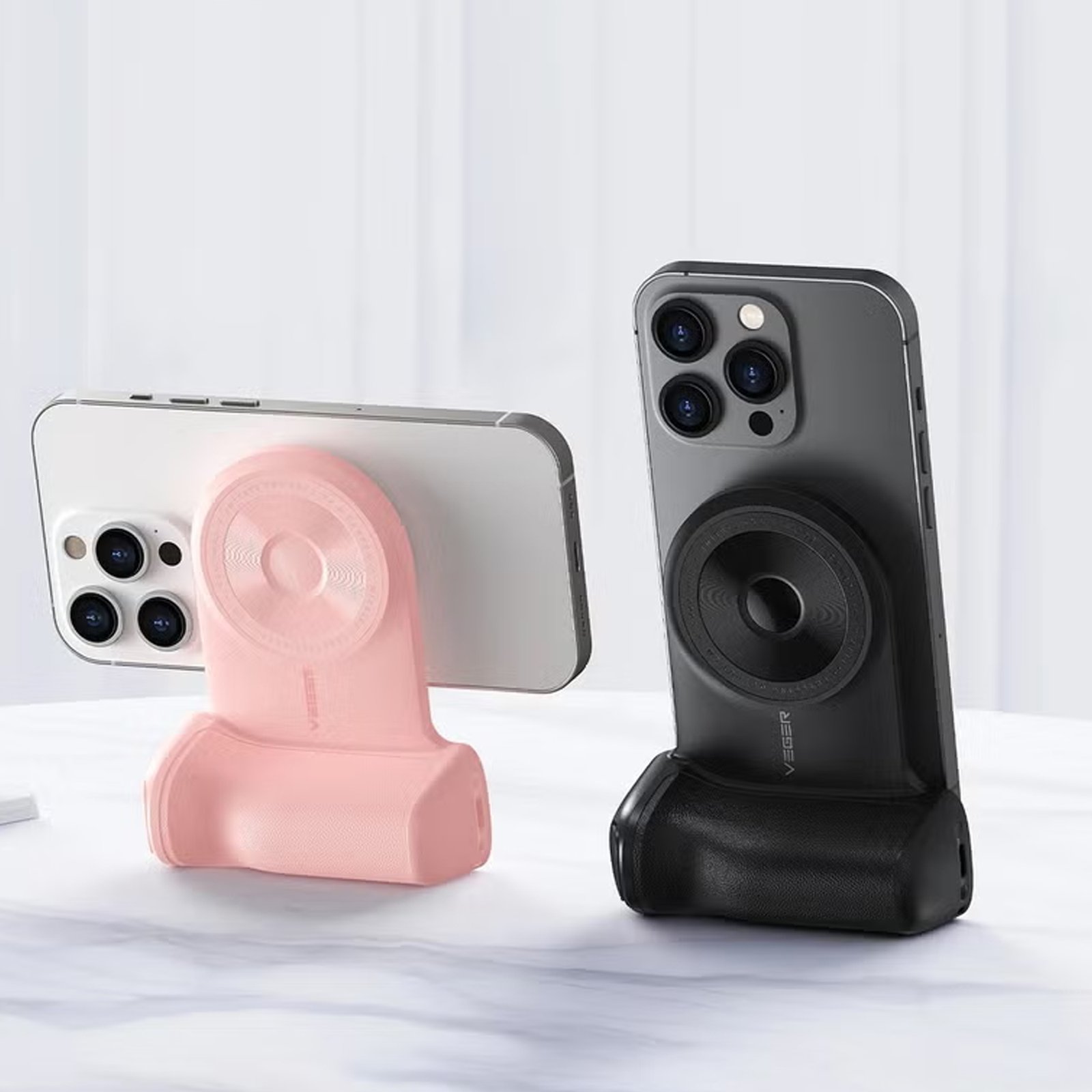 مقبض تصوير مغناطيسي + باور بنك لاسلكي - الصورة 3