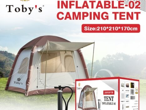 • خيمه مع منفاخ هواء