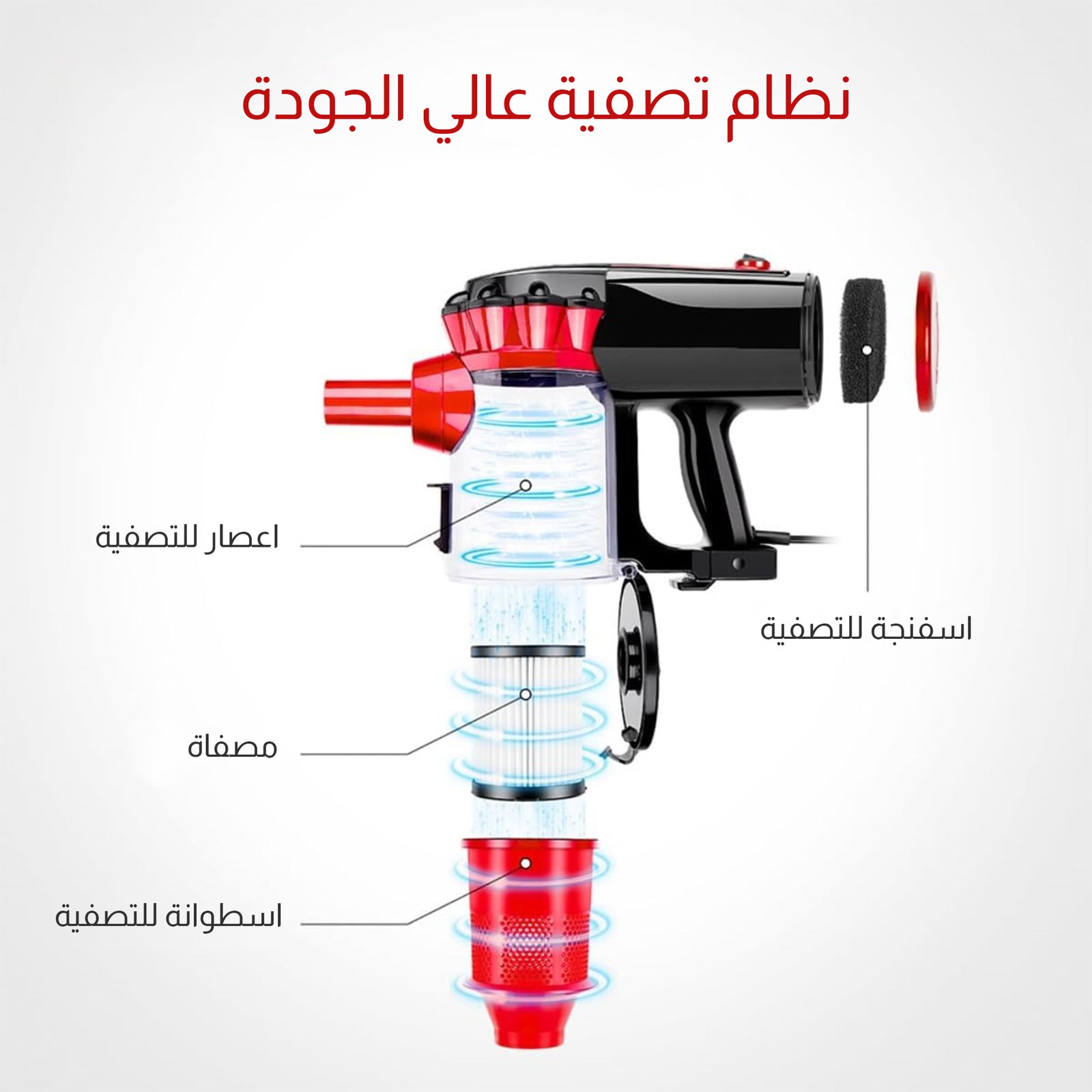 • مكنسة سلكية حديثة - الصورة 7