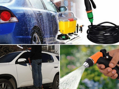 مغسلة السيارات المحمولة