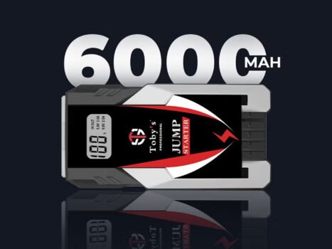 سعة 6000 مللي أمبير Toby X6 جهاز تشغيل بطارية السيارة مع منفاخ