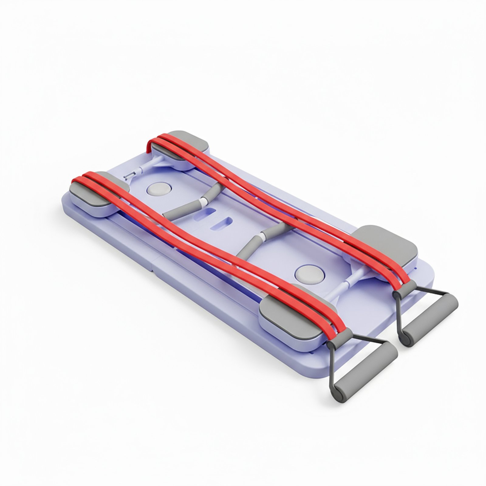 لوح بيلاتس قابل للطي مع أحزمة مقاومة لتمارين الجسم بالكامل بشاشة رقمية - الصورة 6