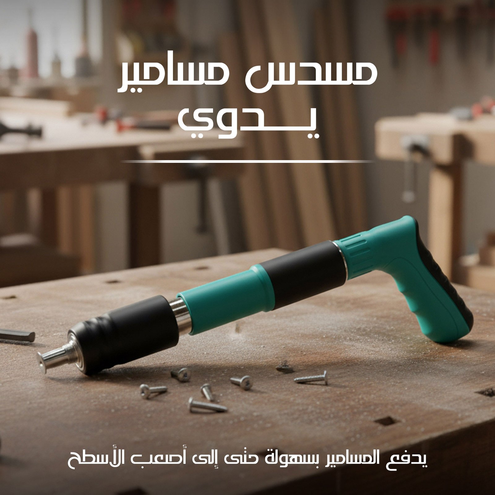 مسدس مسامير + 60مسمار بضمان عام + هدية مجانية