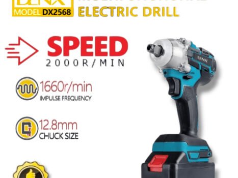 دريل كفرات مع شنطة عدة متكامله للسيارة و المنزل بضمان عامين