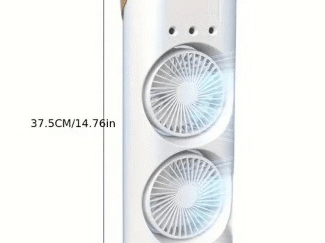 • مروحة رذاذ مزدوجة