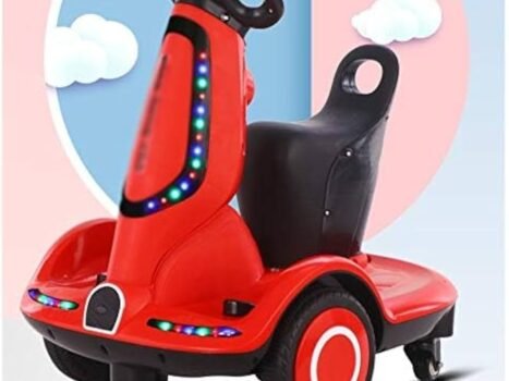 •  سيارة كهربائية للأطفال بمحرك 380 واط   أحمر